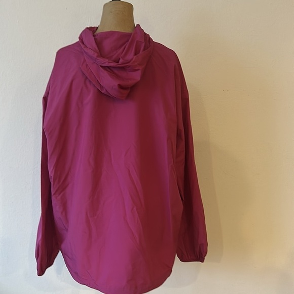Uniqlo sz M pocketable parka pink like new condition lightweight pack travel - Picture 3 of 6